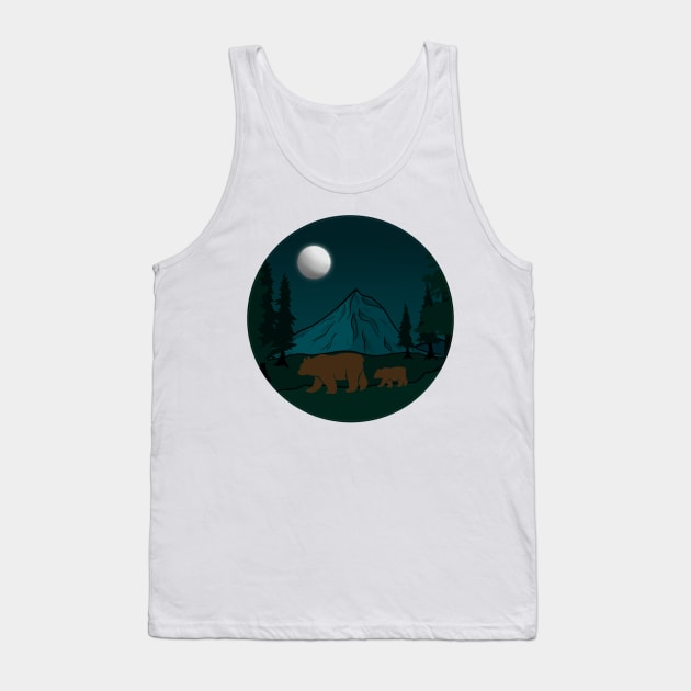 Mt. Hood Bears Tank Top by FernheartDesign